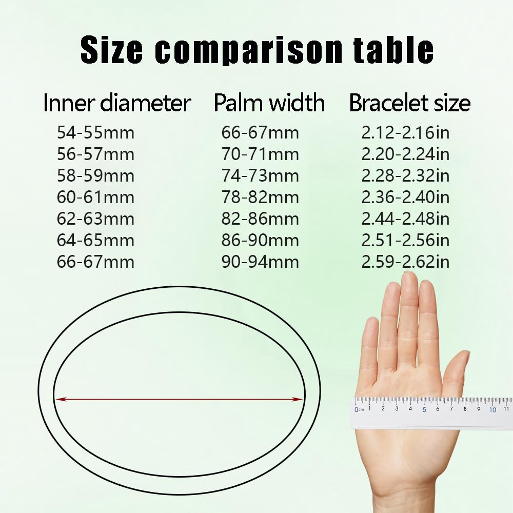Natural Black Jade Bangle Bracelet for Women Good Luck Chinese Feng Shui Bracelet with Box Elegant Black Jade Stone Bangle Yoga Meditation Mother Birthday Gift (xi black1, 62-63)
