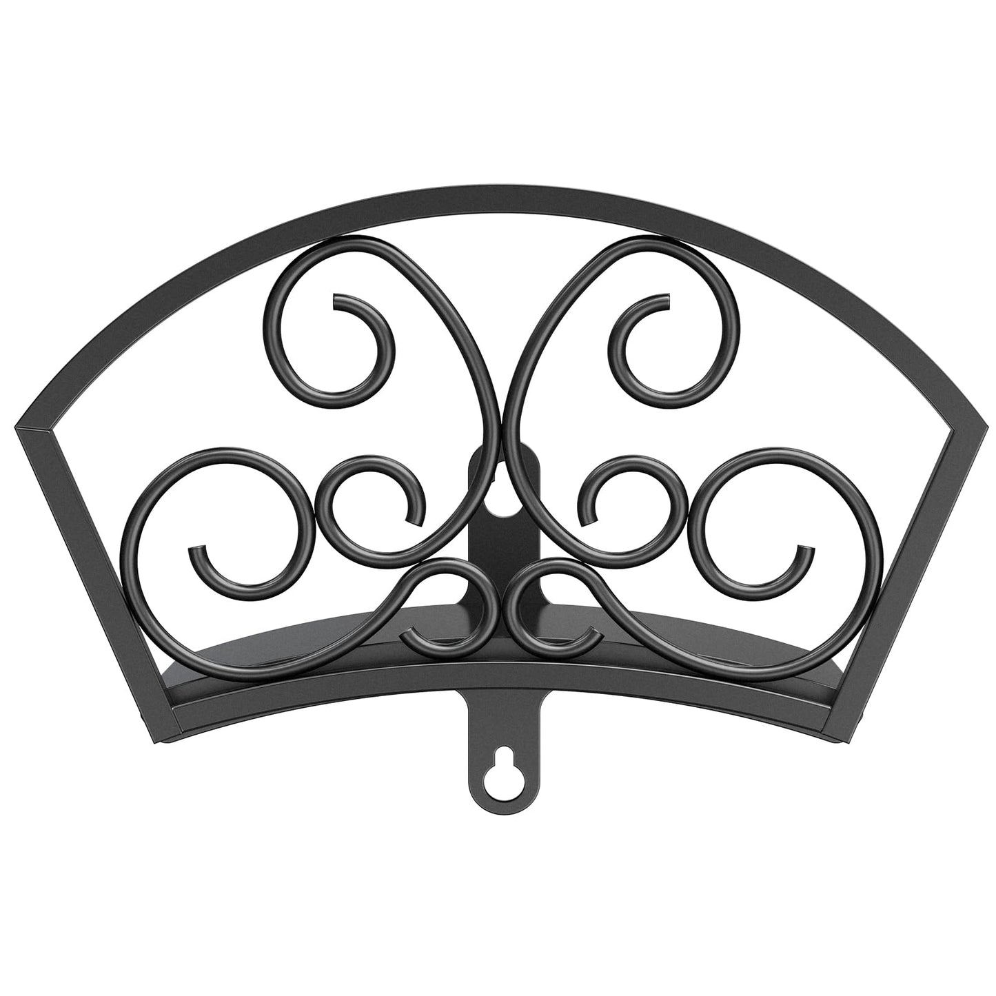 GOFORWILD Garden Hose Holder, Decorative Hose Butler Sturdy Water Hose Rack, Durable Wall Hose Hanger, Holds 125-Feet of 5/8-Inch Hose, Hose Reel, Made of Gauge Steel, 7019