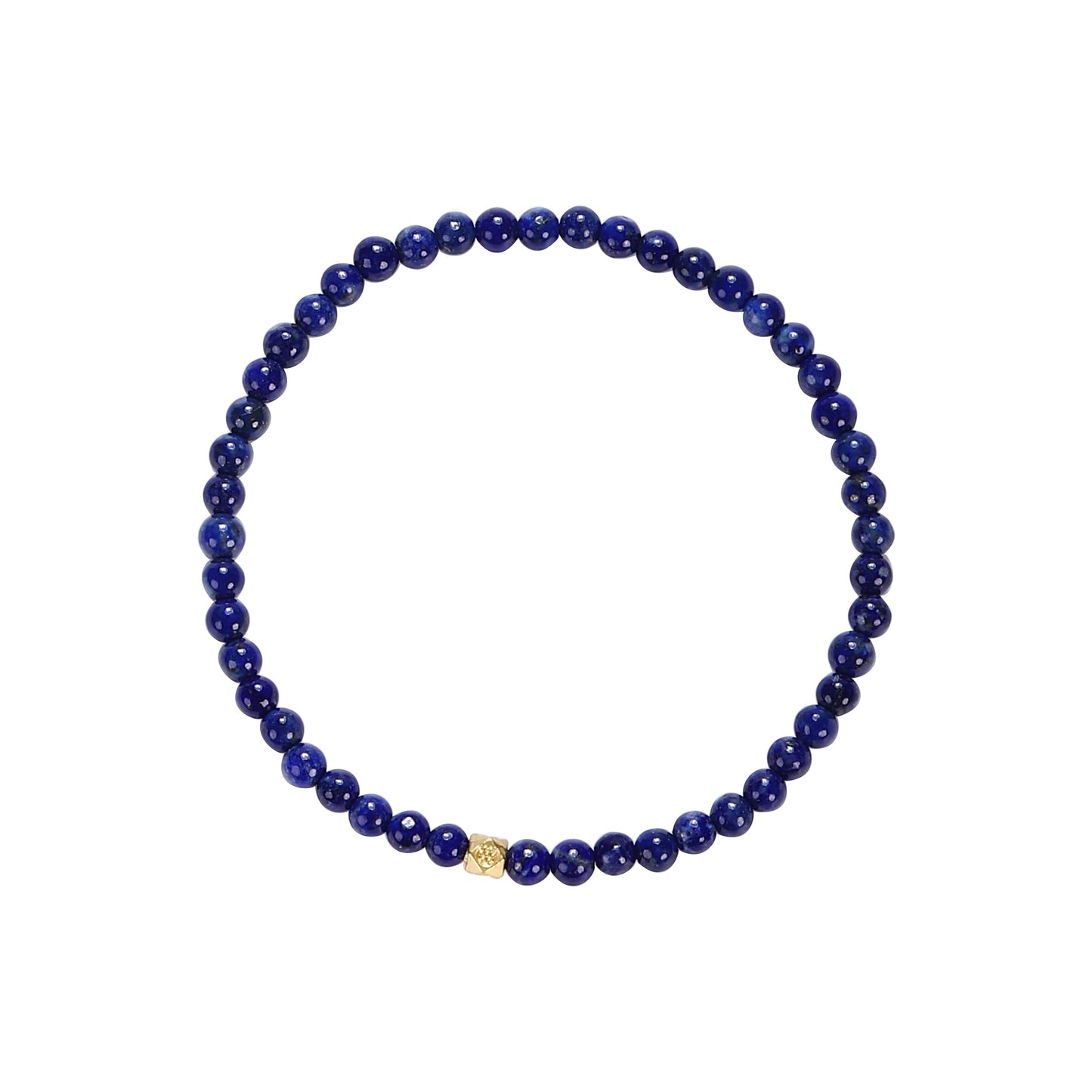 Lapis Lazuli Handmade Bracelet, Friendship Chakra Crystal Gemstone Bracelets, Beaded Protection Bracelet for Men Women Wealth Prosperity Feng Shui Good Luck Blue Stone Jewelry Bracelet (4mm Lapis Lazuli)