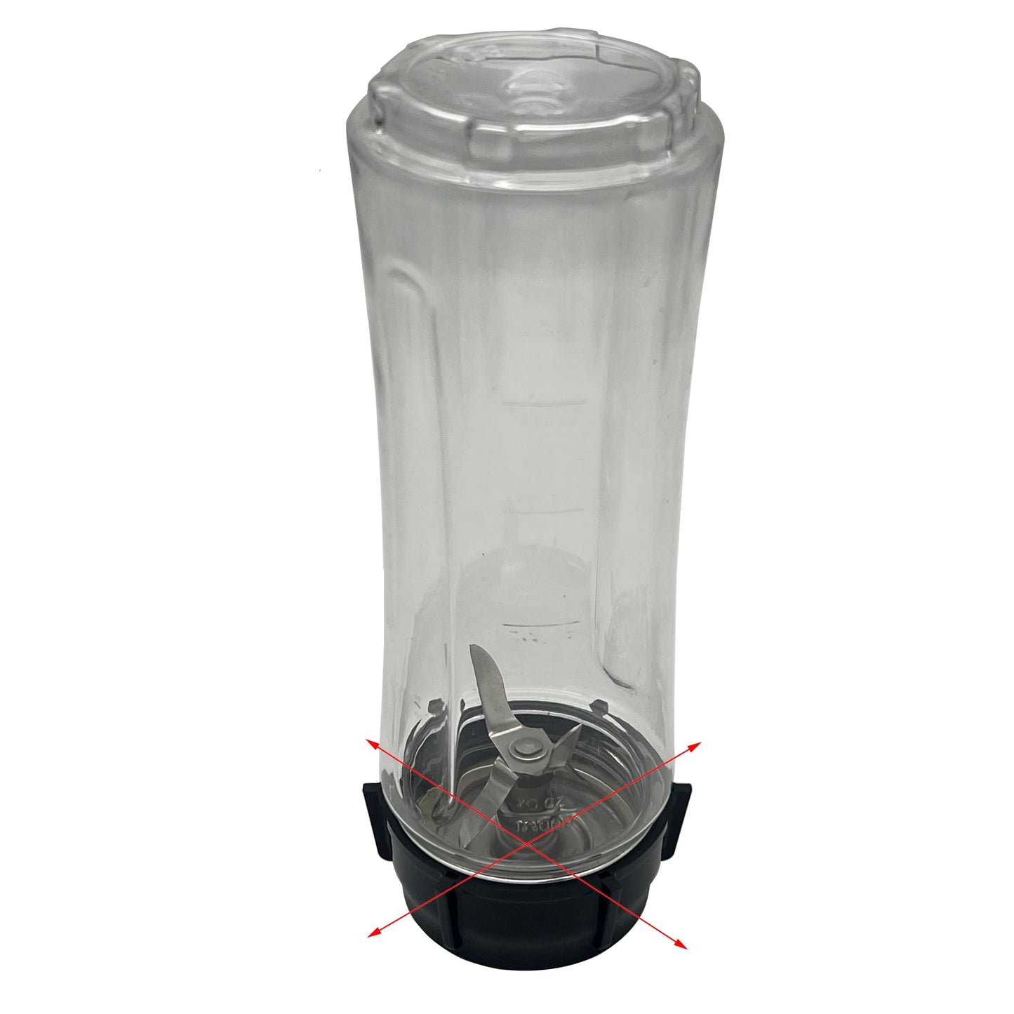 CXQ 2 Packs Replacement Parts 20oz Sports Bottle with Spill-Proof Lid, Compatible with Oster MyBlend Plus Personal Blender 20-Oz &Oster Classic Series Heritage Blender