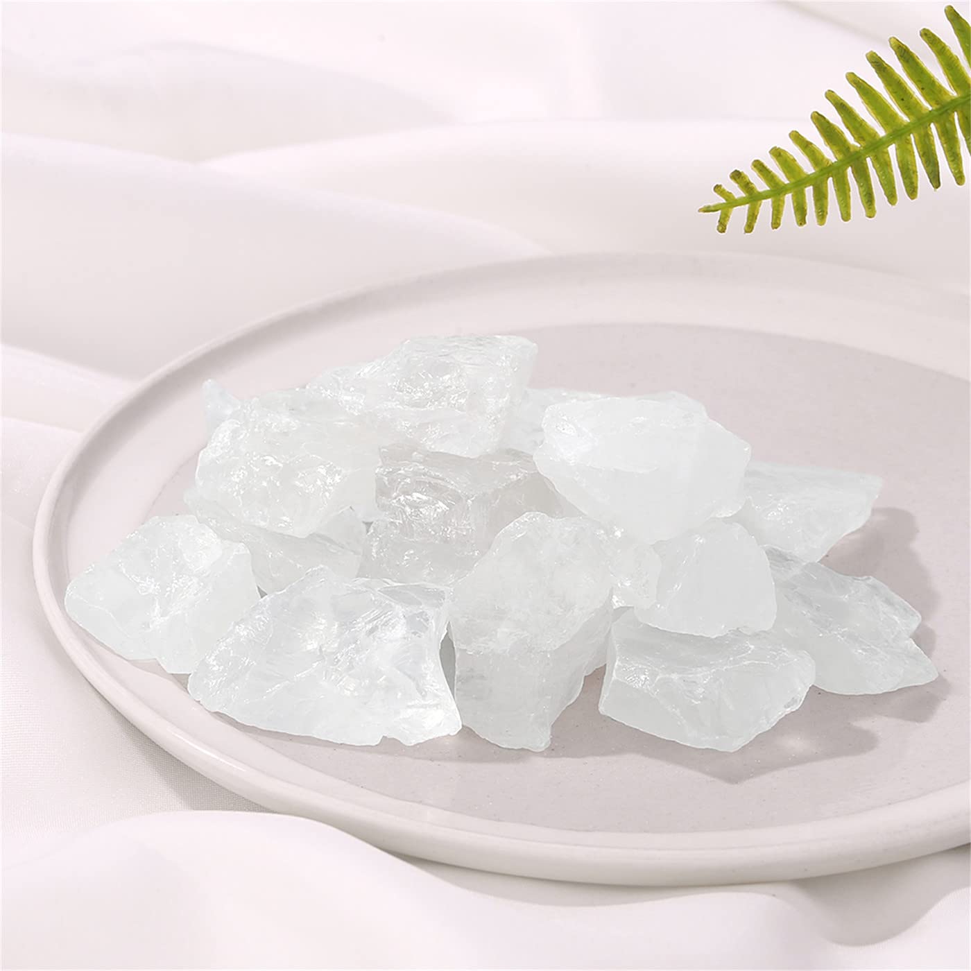 YATOJUZI Clear Quartz 1lb Bulk Natural Healing Crystals Raw Rough Rocks Stones Sets for Cabbing Tumbling Cutting Lapidary Polishing Reiki Crytsal Healing Wire Wrapping Decoration Gemstone