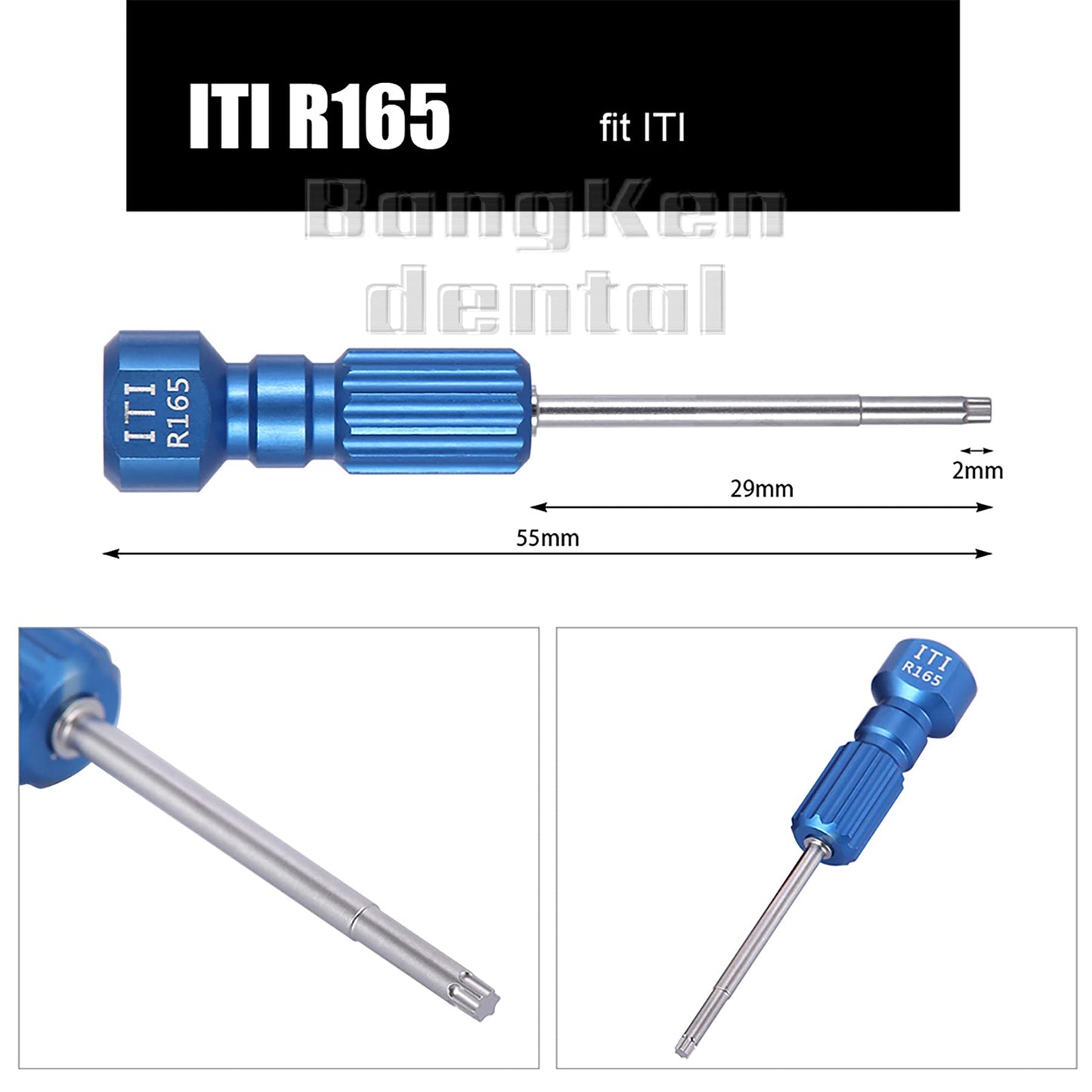 6pcs/Kit Implant Micro Screwdriver Oral Implant System Screwdriver Base Universal Tool