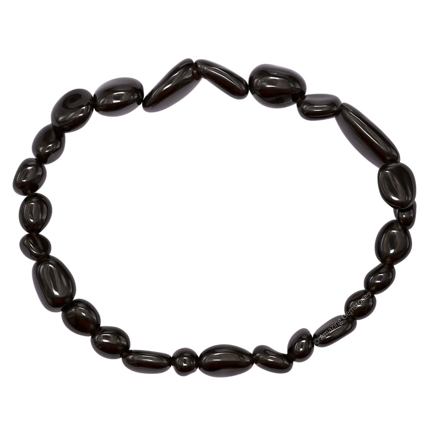 Amazing Gemstone Black Obsidian Bracelet for Women Men's Gifts - Chakra Protection Mens Bracelet - Black Obsidian Crystal Tumbled Stone Bracelet Gemstone Beaded Pulseras Para Hombres Mujer Christmas