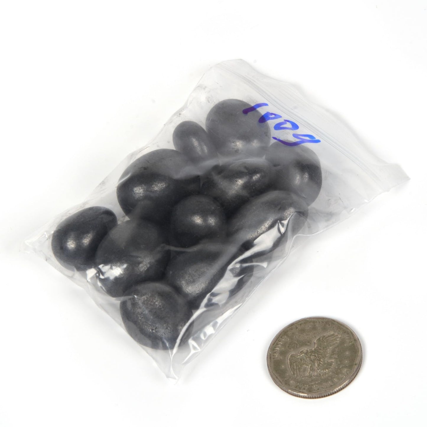 Justinstones 100 Grams Shungite Tumbled Polished Natural Crystal Healing Pocket Stones Rock Collection