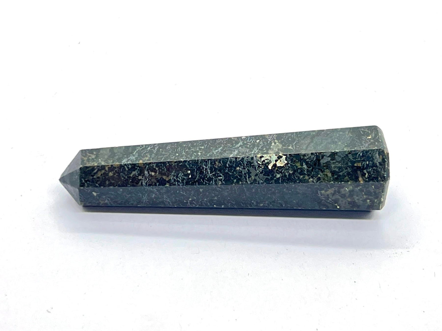 WholesaleGemShop 3 Inch Gemstones NUUMMITE Obelisk Tower Jumbo Facet Aura Rock Crystal Natural Polished Earth Wand Spirit