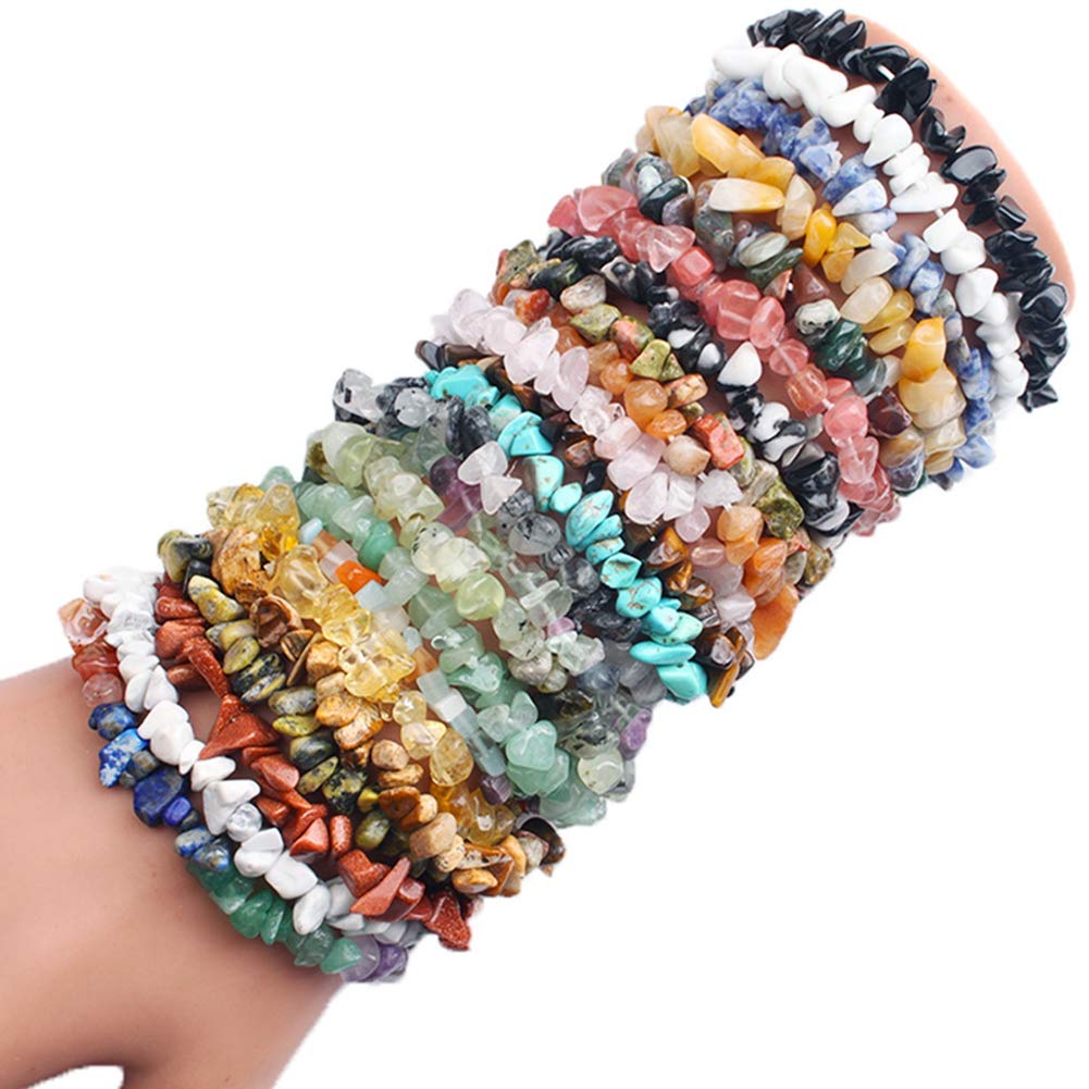 Natural Chip Stone Beads Dalmation Spot 5-8mm About 400 pieces Irregular Gemstones Healing Crystal Loose Rocks Bead Hole Drilled DIY for Bracelet Jewelry Making Crafting (5-8mm, Dalmation Spot Jasper)