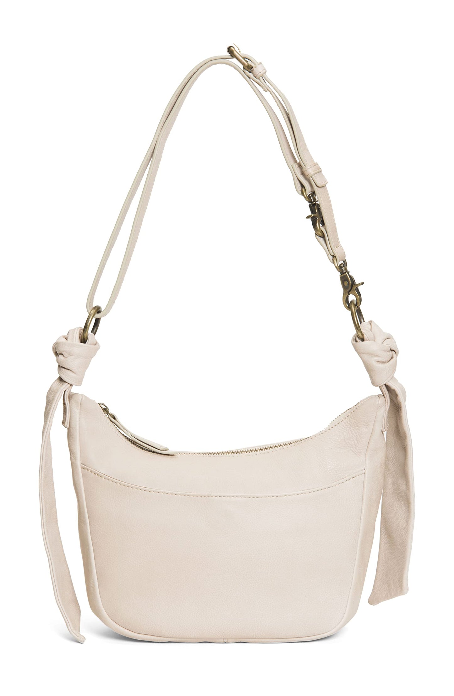 Frye Womens Nora Knotted Crossbody Bag, Cream, One Size US