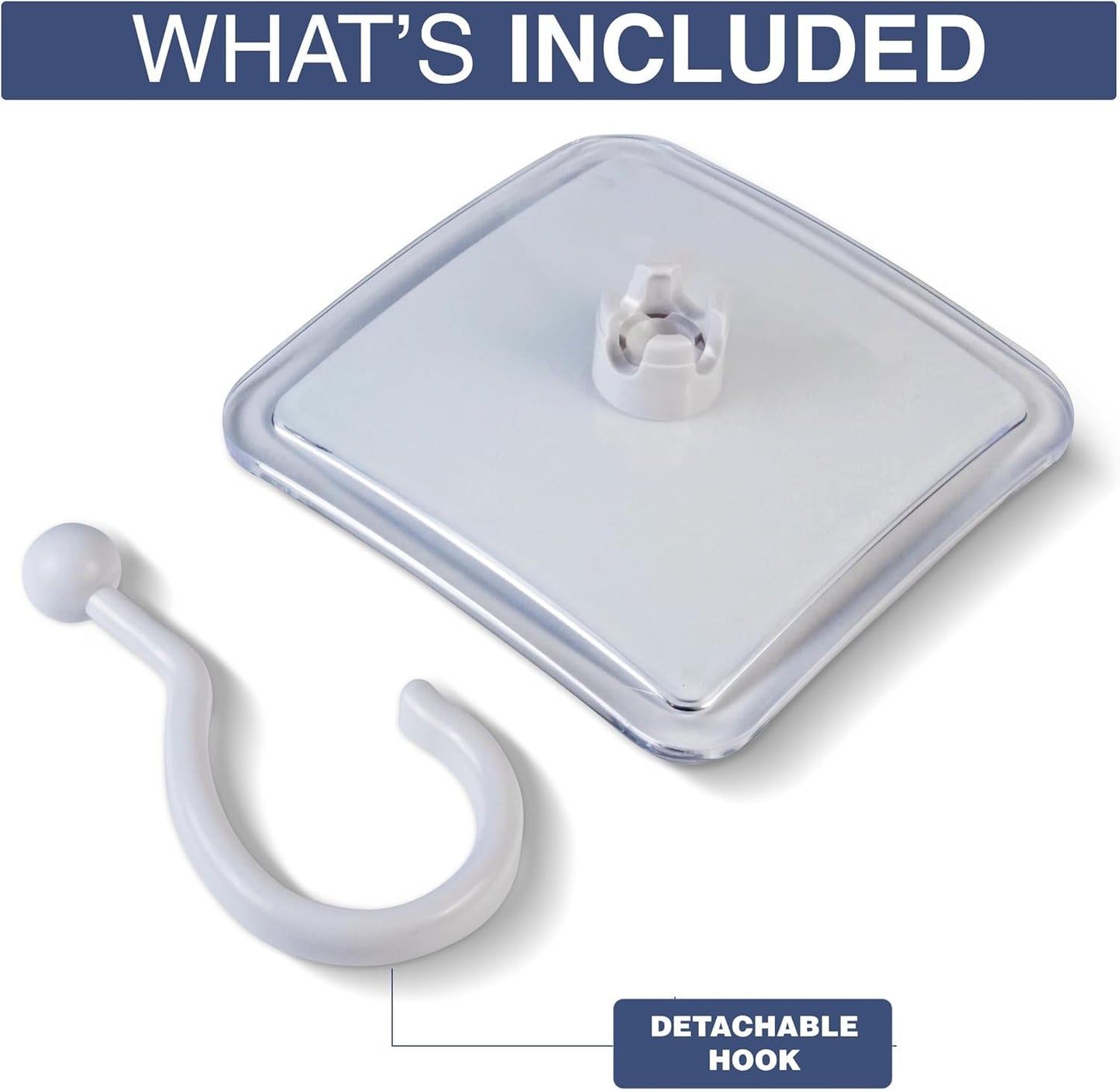 MIRRORVANA Hangable Fogless Shower Mirror for Shaving with 360° Swivel Hook for Hanging - Anti Fog and Shatterproof 6.3" x 6.3" Surface