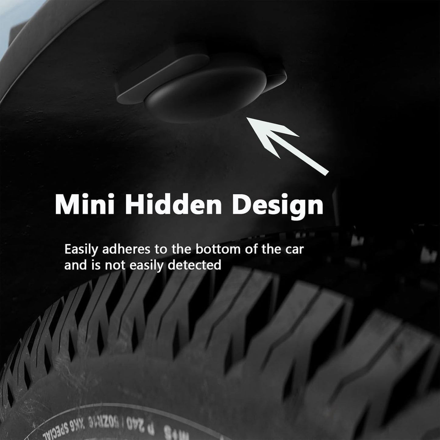 GPS Tracker for Vehicles, MINI Car Tracker Device Hidden for Vehicle, No Monthly Fee, Real-Time Tracker Device for Vehicles Work with Find My (iOS Only), Magnetic Waterproof Car GPS Tracker, 1PCS