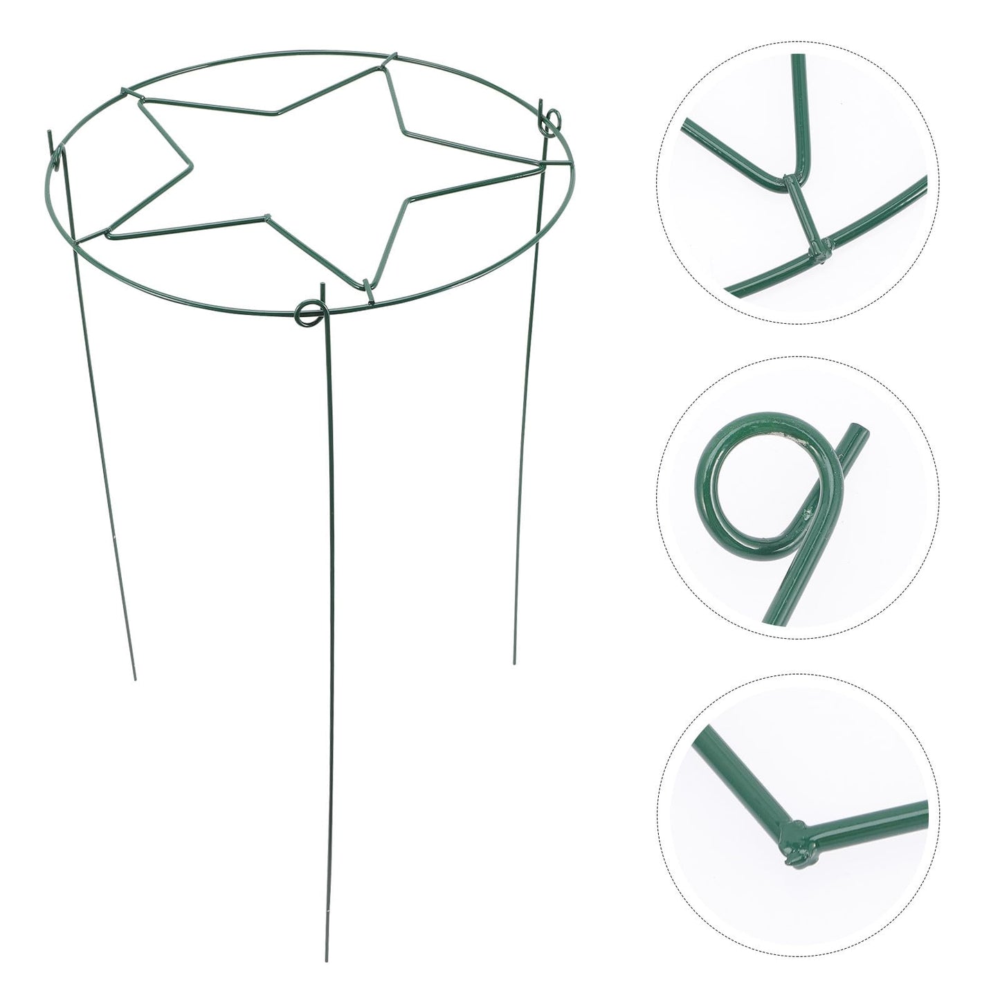 BESPORTBLE Garden Vine Plant Trellis Climbing Support Stand Metal Frame Green 30x45cm for Outdoor Indoor Potted Plants