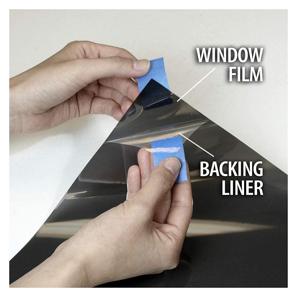 BDF NA20 Window Film Daytime Privacy and Sun Control Natural Black 20 (Dark) - 48in X 50ft