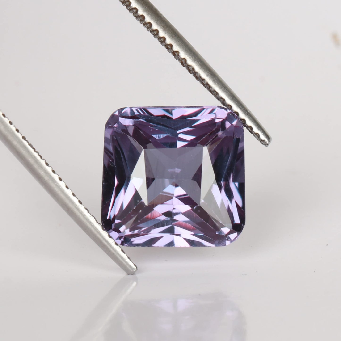 REAL-GEMS Multicolor Alexandrite 11Ct. Square Cut Loose Gemstone for Birthday Gifts