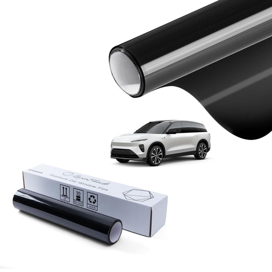 LuxeShade 2-Pack Car Window Tint – Premium Carbon 5% & 20% VLT Privacy Window Films, UV/IR Heat Blocking, Scratch & Fade Resistant (1Ply 24"*100ft + 2Ply 24"*100ft)