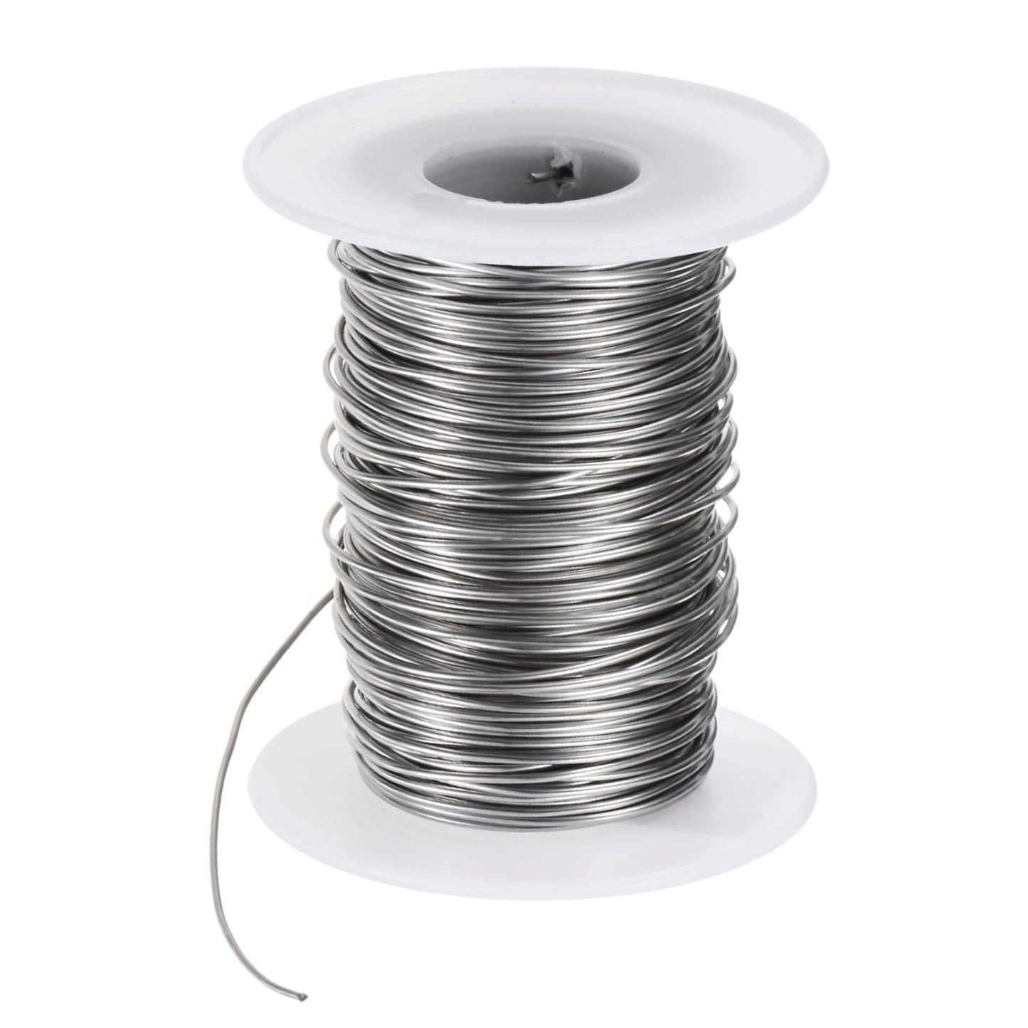 M METERXITY 18 Gauge Stainless Steel Craft Wire, 1.0mm 131 ft Bendable Floral Snare Wire for Jewelry Making/Sculpting/Armature Crafting/Floral Bonsai/DIY Crafts