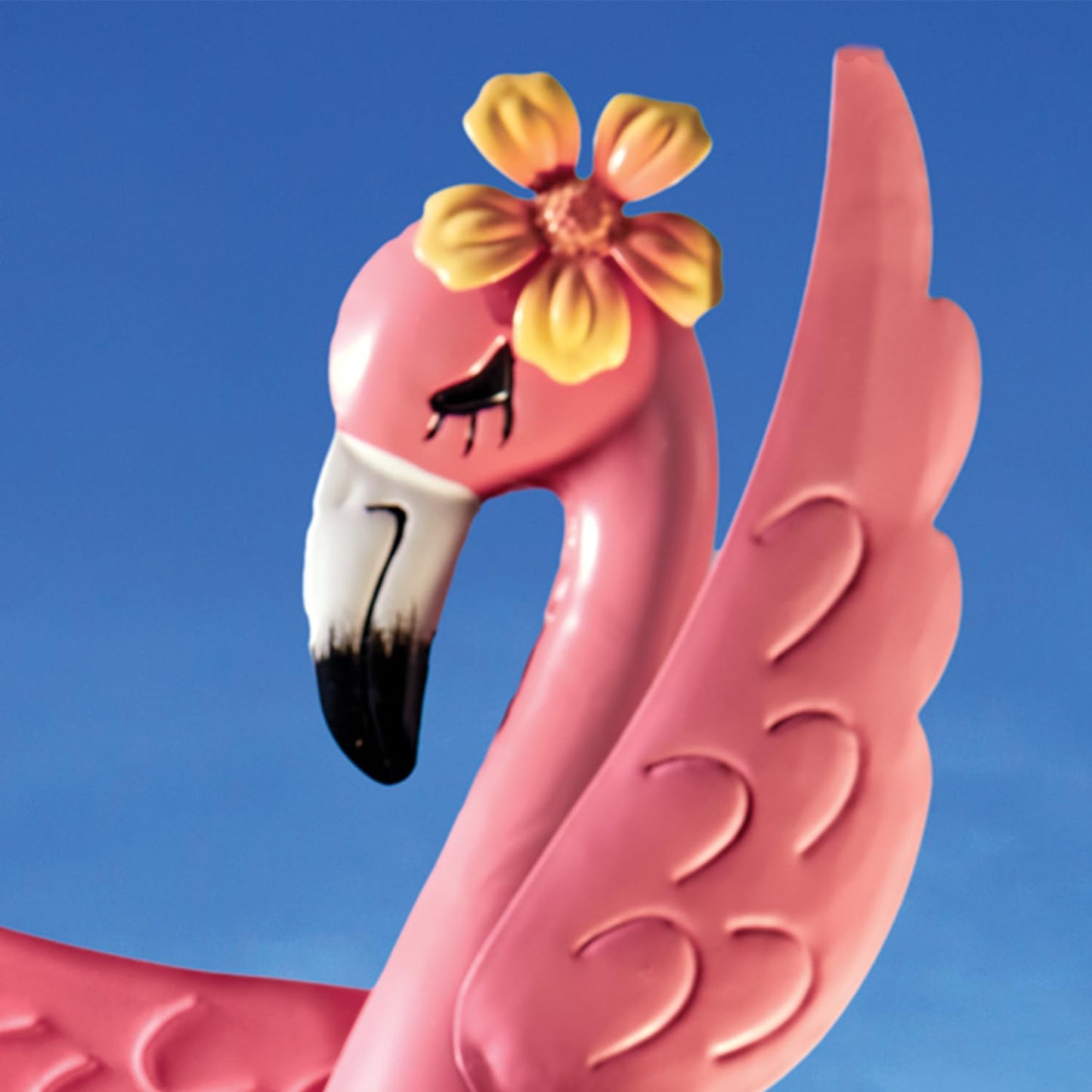 Bits and Pieces Pink Flamingo Wind Spinner - 38 Inch Outdoor Garden Decoration Rust-Resistant Windspinner Windmill Yard Art