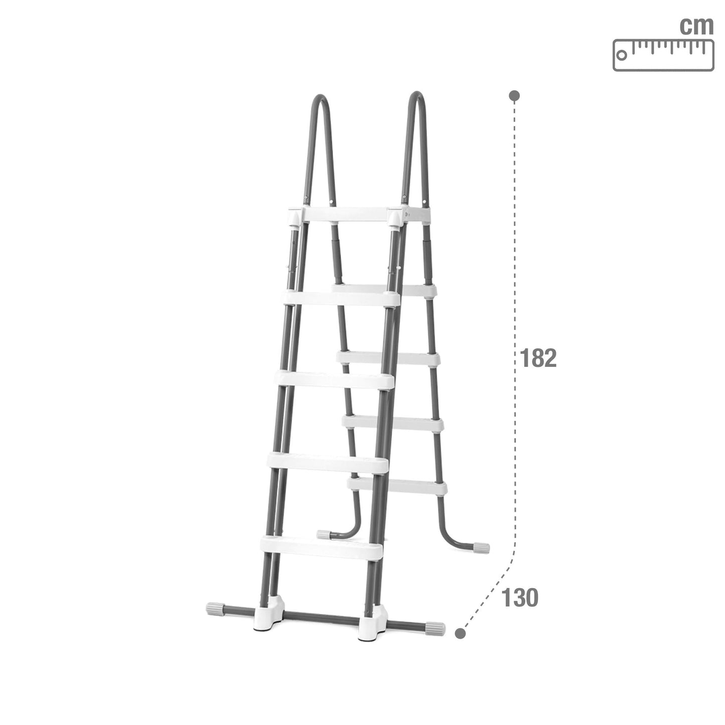 Intex Deluxe Pool Ladder with Removable Steps