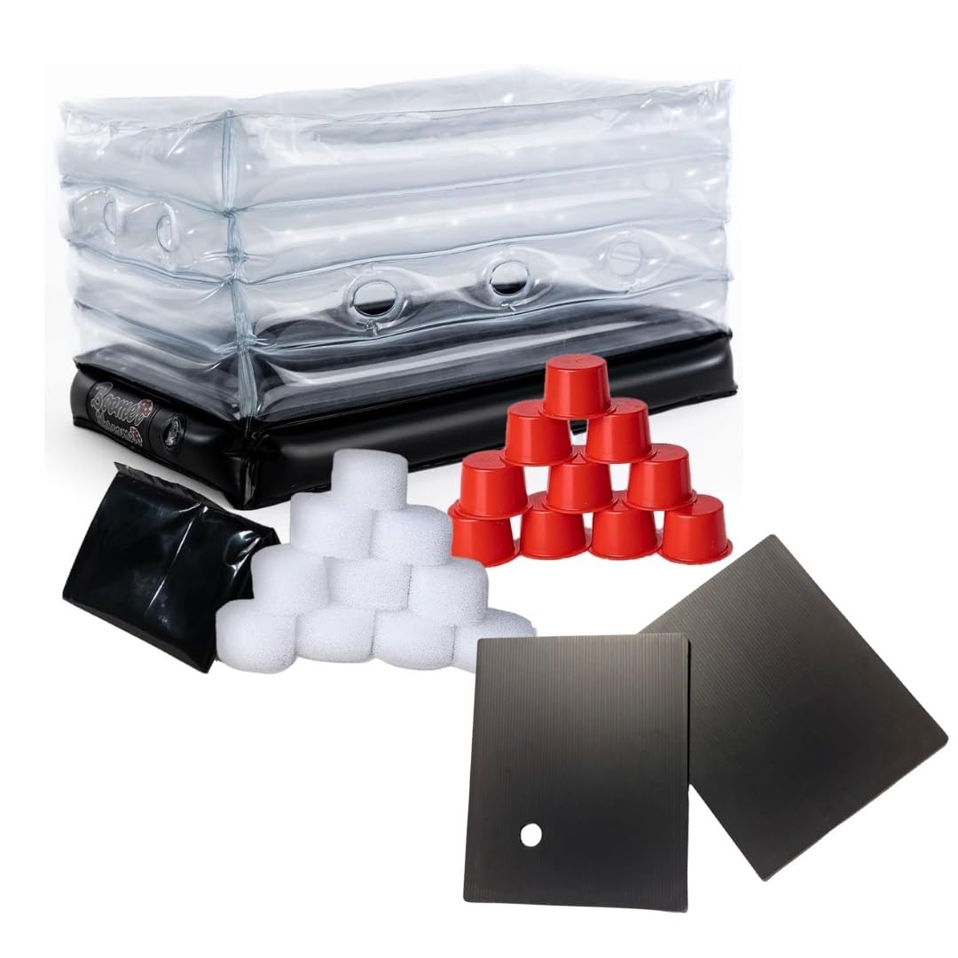 Boomer Shroomer Inflatable Monotub Kit, Mushroom Growing Kit Includes a Drain Port, Plugs & Filters, Removeable Liner [Patent No: US 11,871,706 B2]