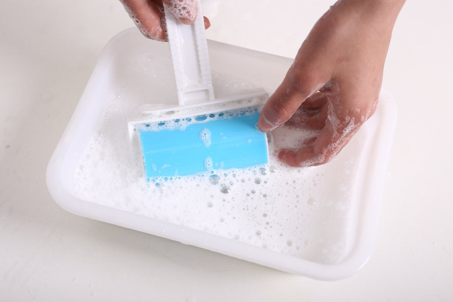iLifeTech Reusable Sticky Picker Set Cleaner Lint Roller Pet Hair Remover Brush, Blue