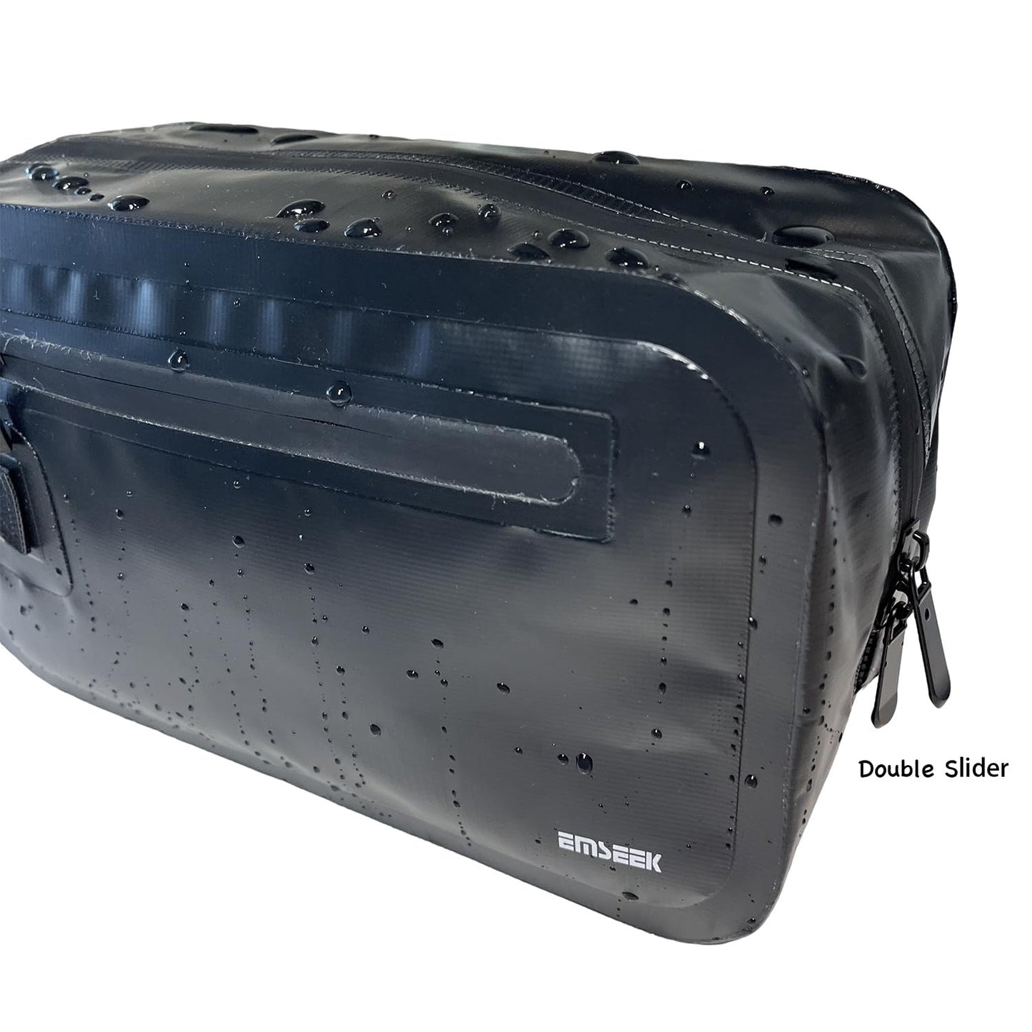 EMSEEK Travel Toiletry Bag Water Resistant Shaving Bag For men Large Hanging Dopp Kit Make up bag Women Travel Accessories Organizer for Travel Gym Work out daily use outdoor (Black)