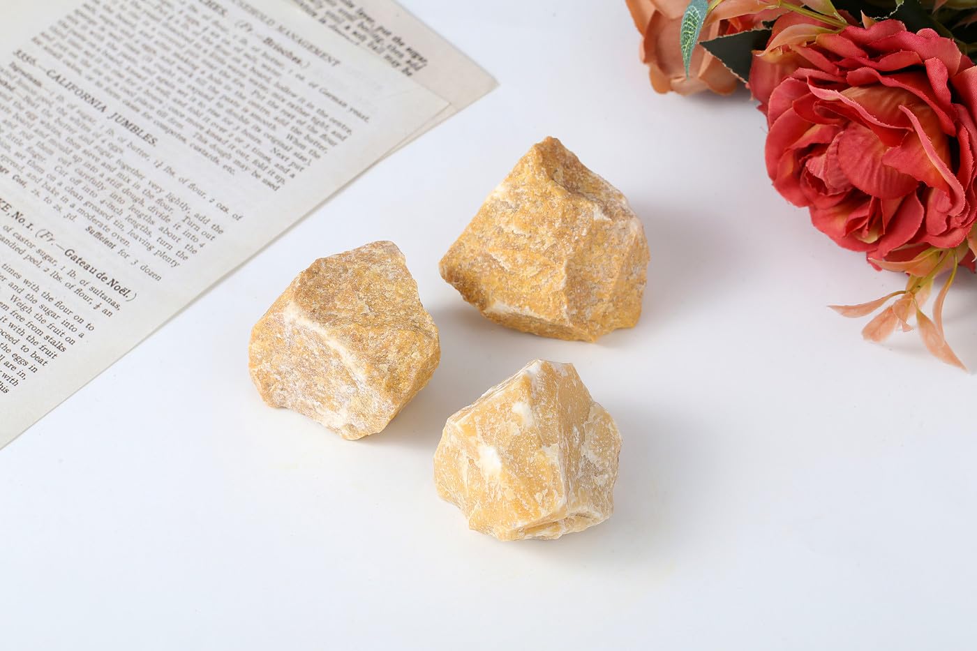 XIANNVXI Yellow Aventurine 1.8-2.2" Large Raw Crystals and Healing Stones Natural Rough Crystal Rocks for Decor Gifts Tumbling Cabbing Polishing Fountain Rocks 1PCS