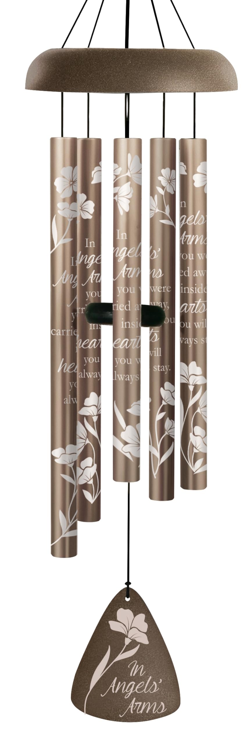 Carson 30" 'Angels' Arms' Memorial Wind Chime- Garden/Patio/Porch Outdoor Decor