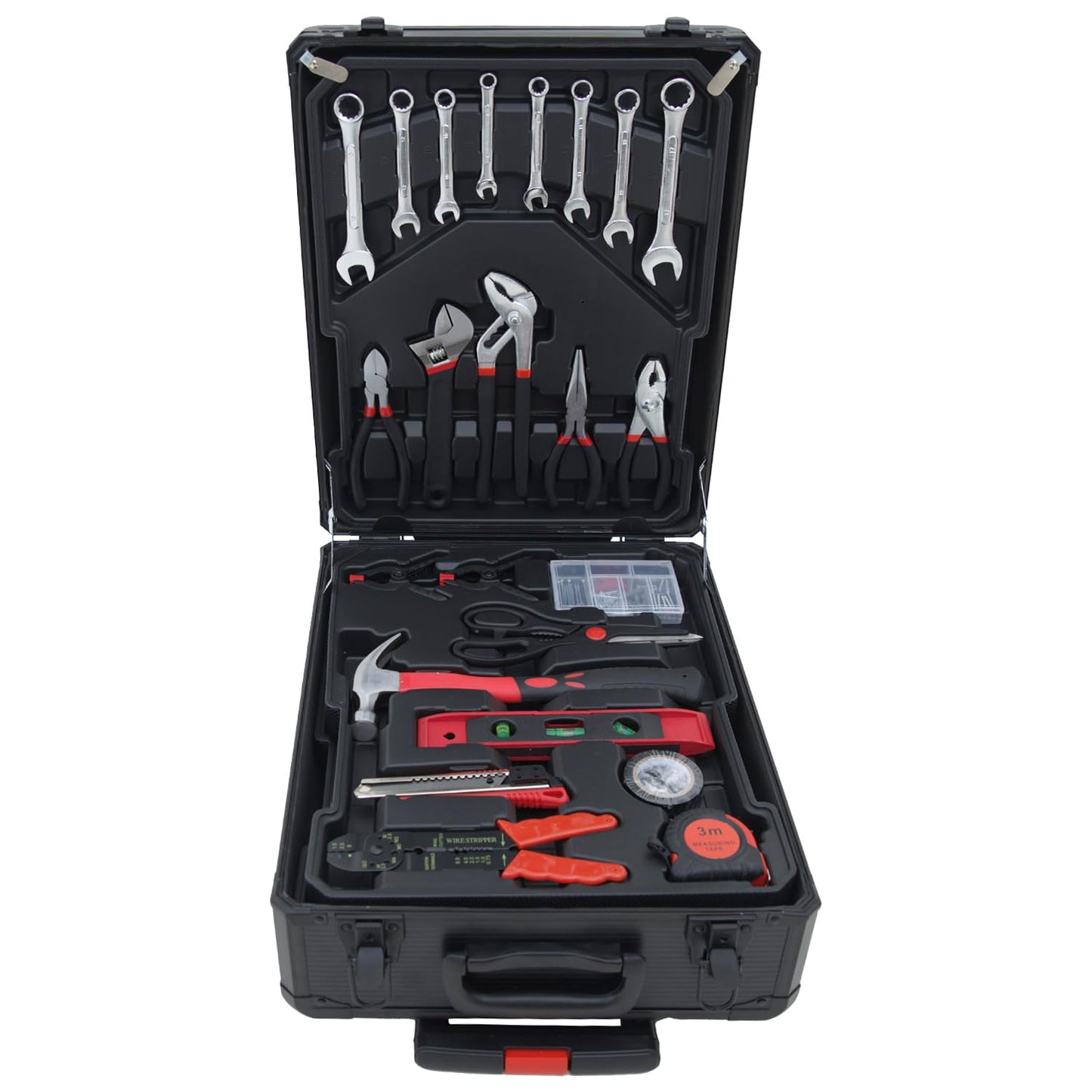 Hantinstom 678PCS Complete Home Tool Set Versatile Rolling Tool Kit for Professional Repair and Maintenance - Heavy and Duty Portable Tool Box with Wheels