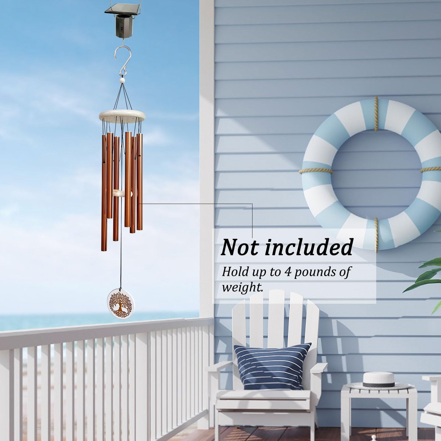 Aoedelyart Solar Powered Wind Spinner Motor Eco-Friendly,Outdoor Solar Energy Operated Hanging Display Mobile Rotating Motor for Sun Catchers,Wind Chime,Garden Decor,Hanging Ornament-Black