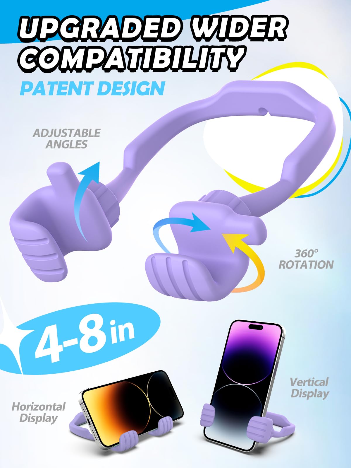 Gifts for Mothers Day Mom Wife Cell Phone Holder: Funny Gifts for Teenager Tween Women Daughter Thumb Up Cell Phone Stand Stand Stocking Stuffers Birthday Gadget for Teen Girl Gift Trendy Stuff Ideas