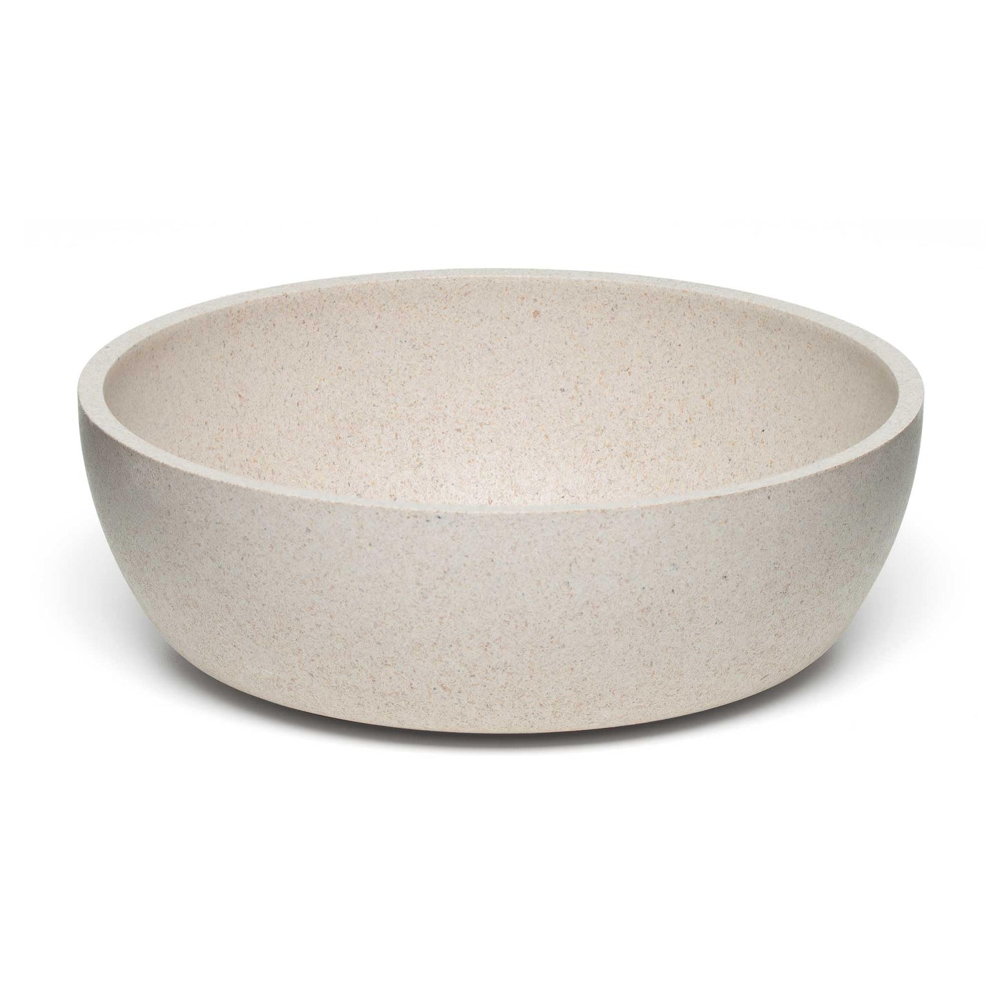 Loving Pets - Dolce Bamboo - Eco-Friendly Pet Bowls & Dishes for Dog, Cats, Puppy Food and Water Bowl -Sustainable and Dishwasher Safe, Made with Real Bamboo (Medium, Oat-Beige)