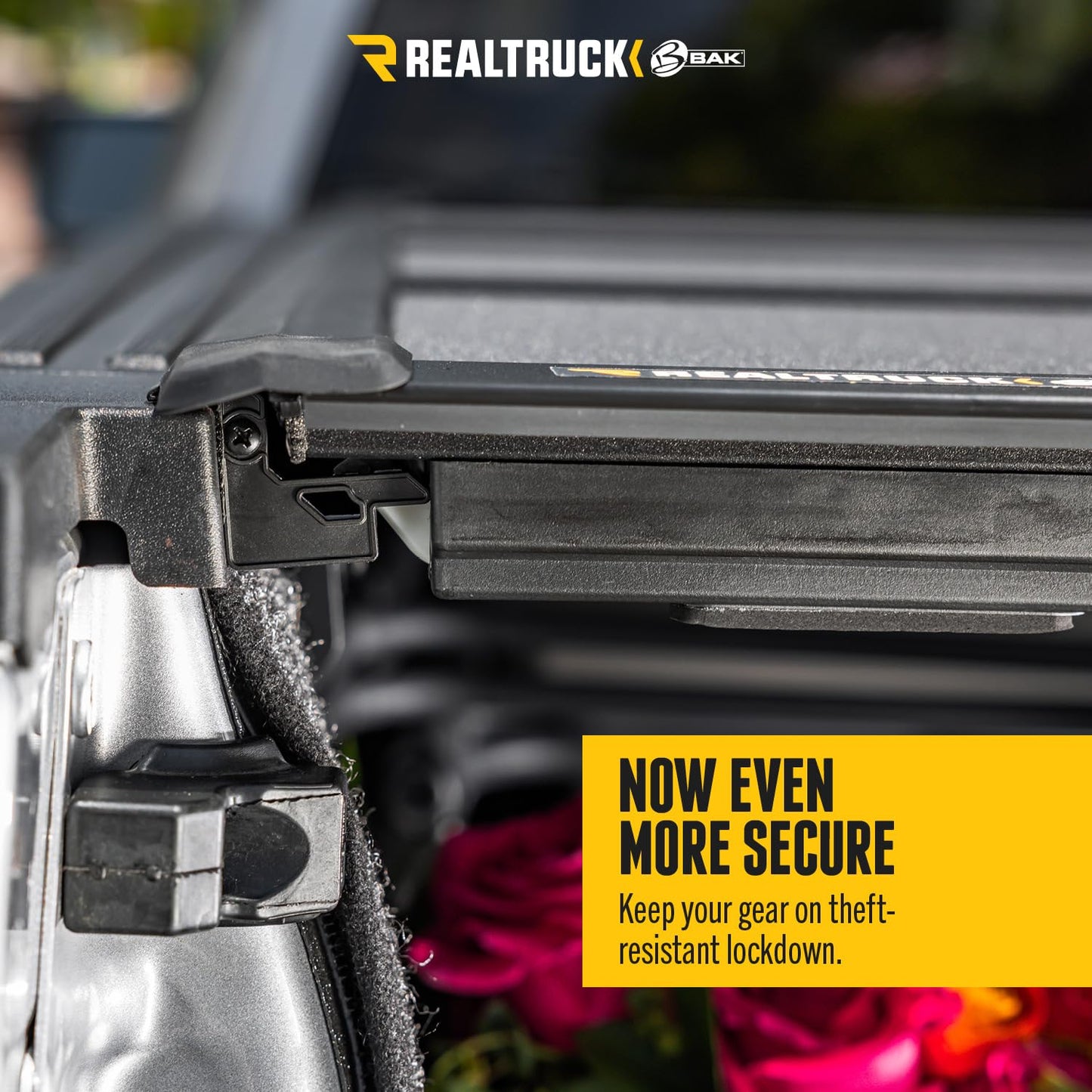 RealTruck BAK BAKFlip MX4 Hard Folding Truck Bed Tonneau Cover | 448426 | Fits 2016-2023 Toyota Tacoma w/OE Track System 5' 1" Bed (60.5")