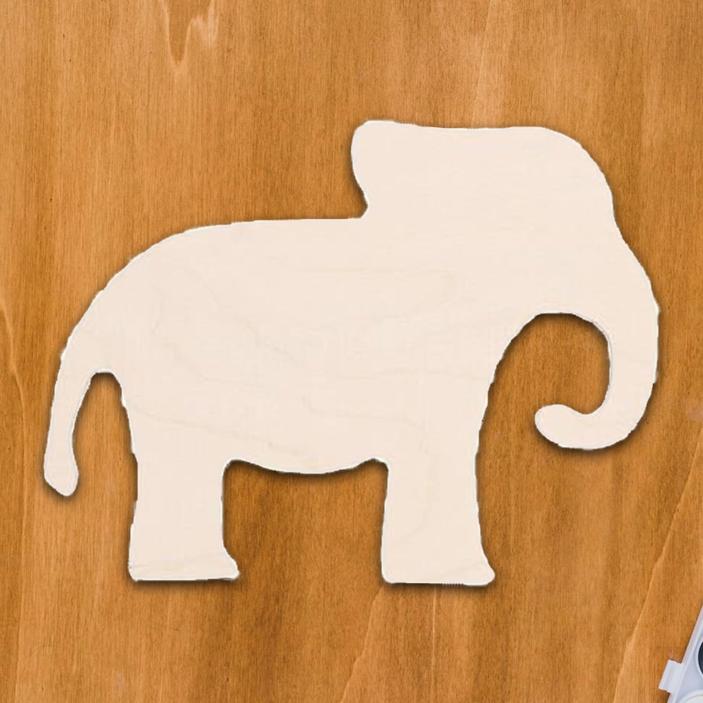 Good Wood By Leisure Arts: African Safari Crate Set - 7 Piece Animal Wood Cutouts - Small Wooden Shapes for Crafts Wooden Craft Shapes Animals to Paint