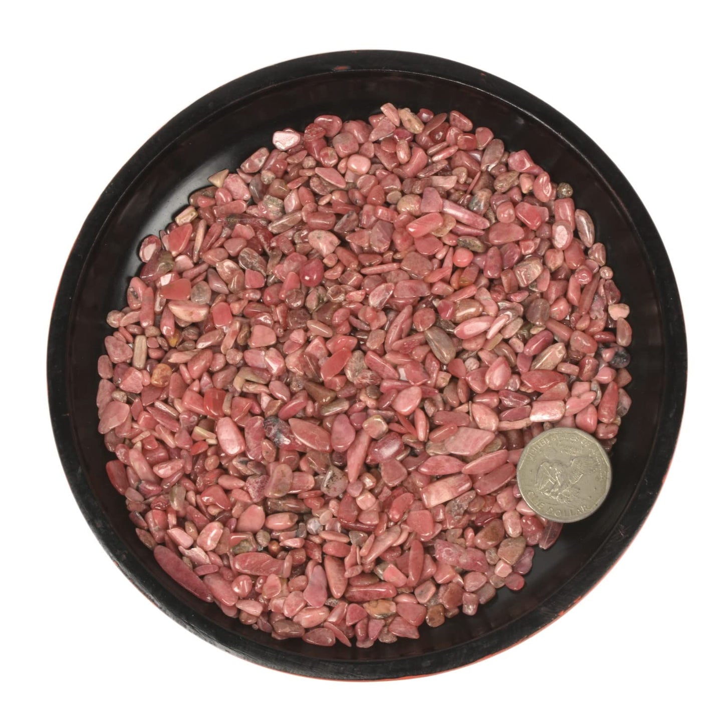 Natural Thulite Polished Chips Crushed Tumbled Stone Crystal Healing Embellishments 100 grams