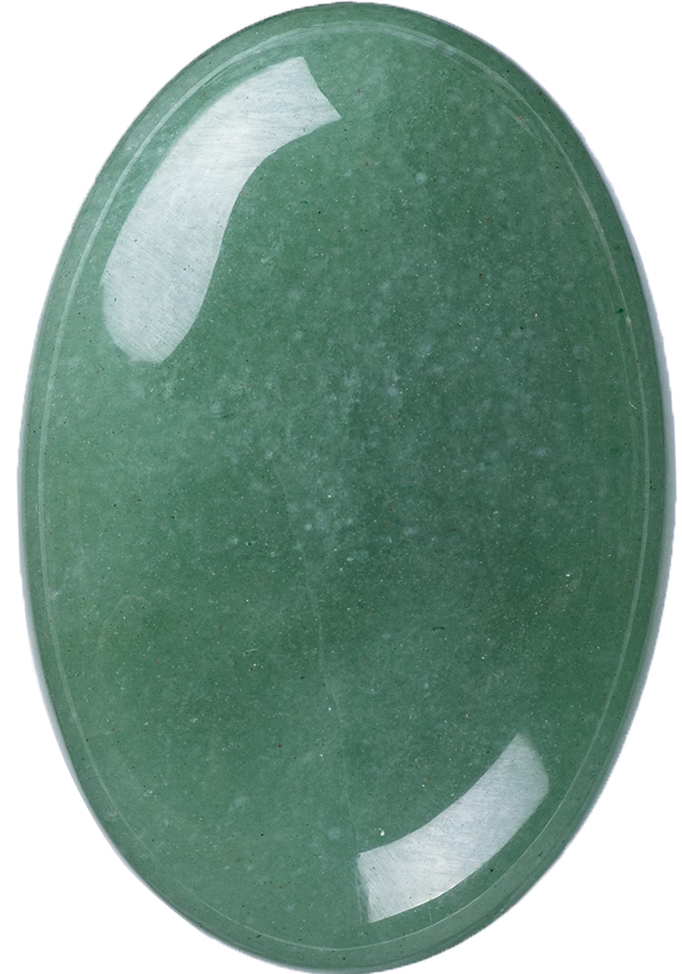 Green Aventurine Palm Stone Crystal Natural Chakra Therapy Polished Healing Crystal Oval Pocket Gemstone for Anxiety Stress Relief