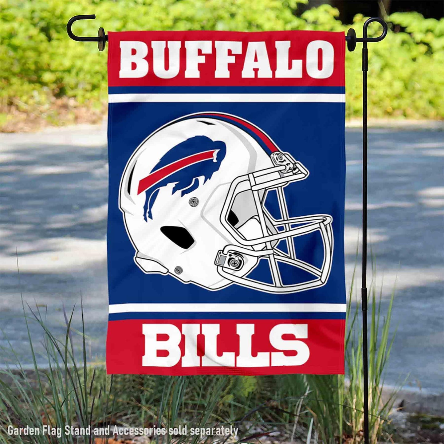 Buffalo Bills Helmet Double Sided Garden Banner Flag