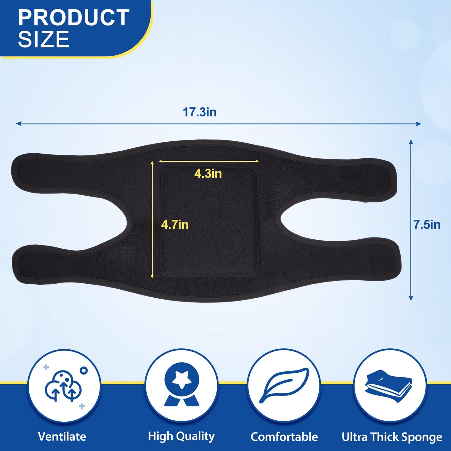 ANBANREY Professional Knee Pads for Men & Women - High Elastic Support for Cleaning, Gardening, Construction, and Floor Work | Knee Protection & Comfort