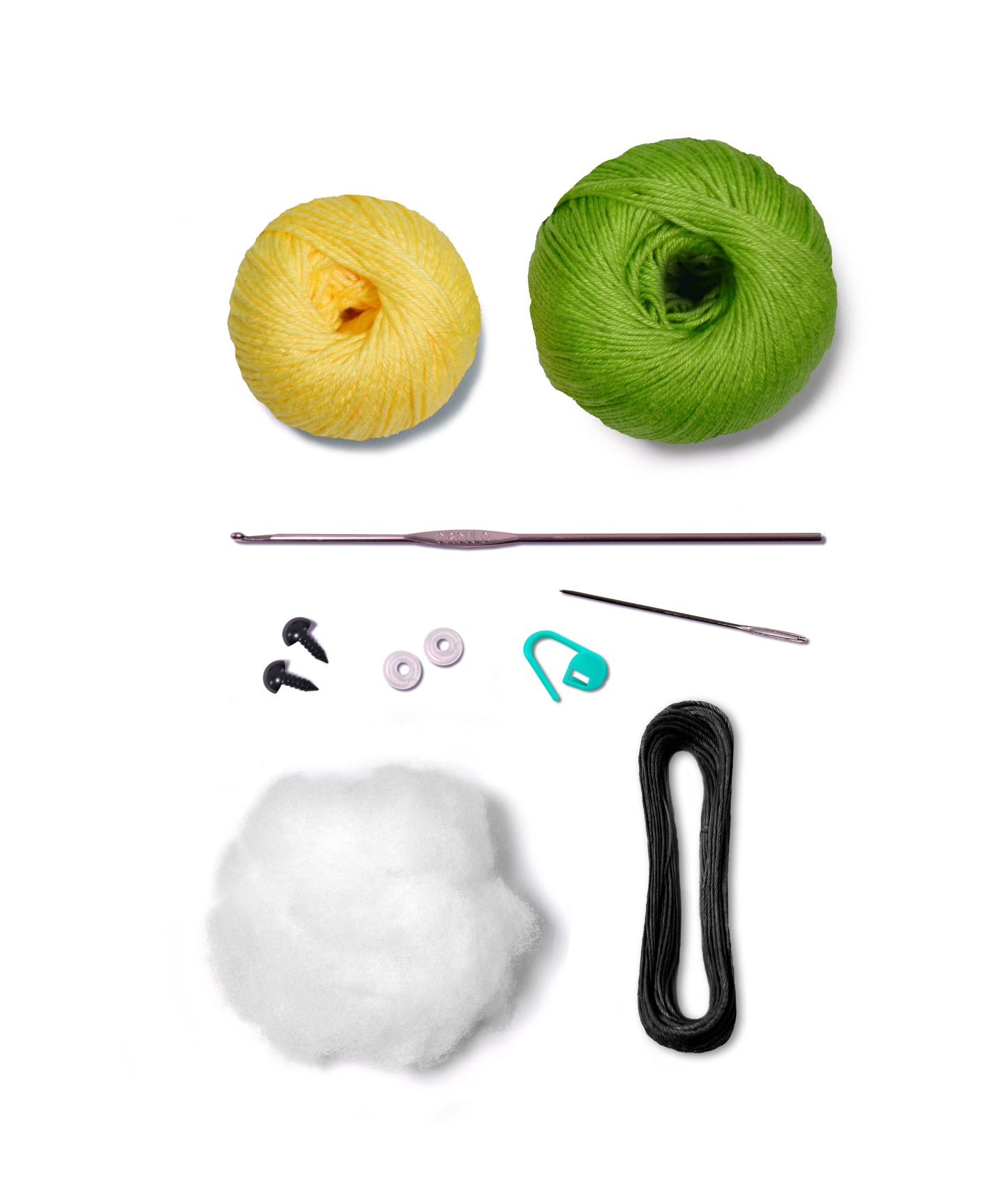 CÍRCULO Amigurumi Crochet Kit - Baby Dino - All Included, Easy Instructions - Crochet Kit for Intermediate - Crochet Set - Animal Crochet Kit, Premium Amigurumi Yarn for Crocheting – Brontosaurus