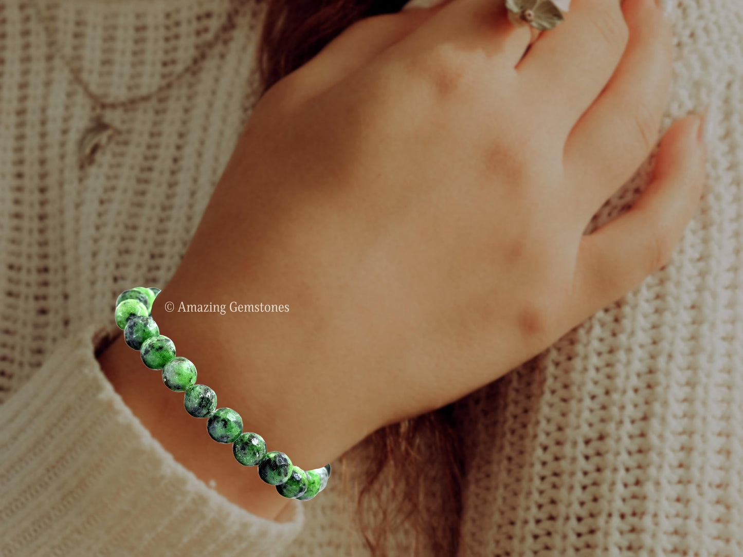 Amazing Gemstone Ruby Fuchsite Bracelet for Women - Chakra Mens Bracelet Protection Crystals and Healing Stones - Blessing Bracelet Spiritual Meditation Gift Christmas Stocking