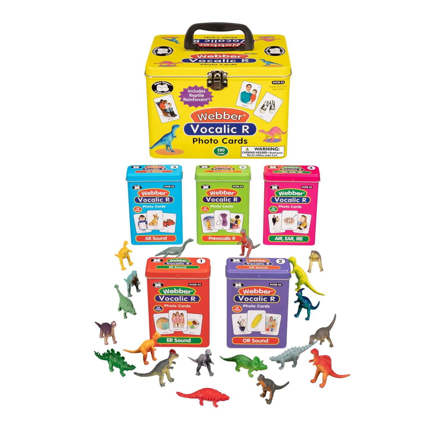 Super Duper Publications | Webber® Vocalic R Photo Card Decks | Educational Learning Resource for Children | Speech Therapy