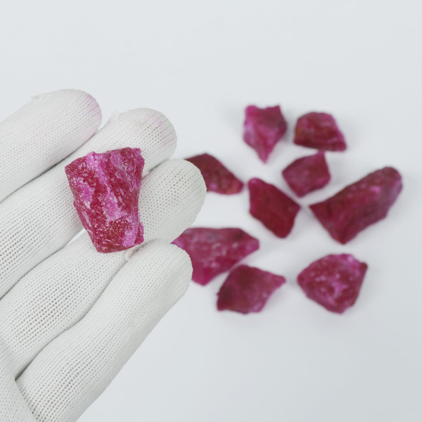 REAL-GEMS Natural Red Ruby Rough Gemstone 30 Carat Approx Raw Uncut Stone For Jewelry Making And Collectors
