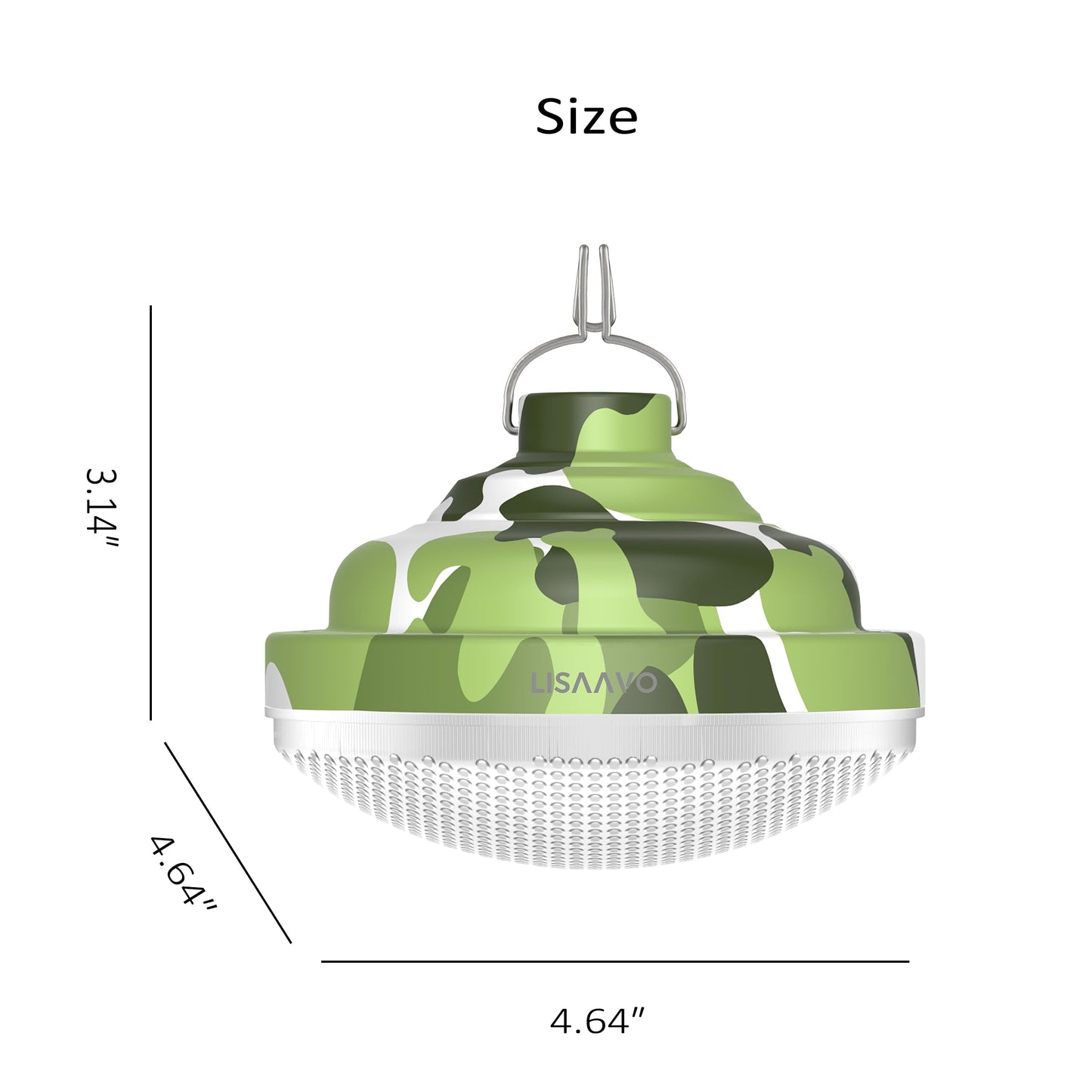 Lisaavo Camping Light, Rechargeable 5200mAh Car Tent Lights and Lanterns, with Hanging Hook