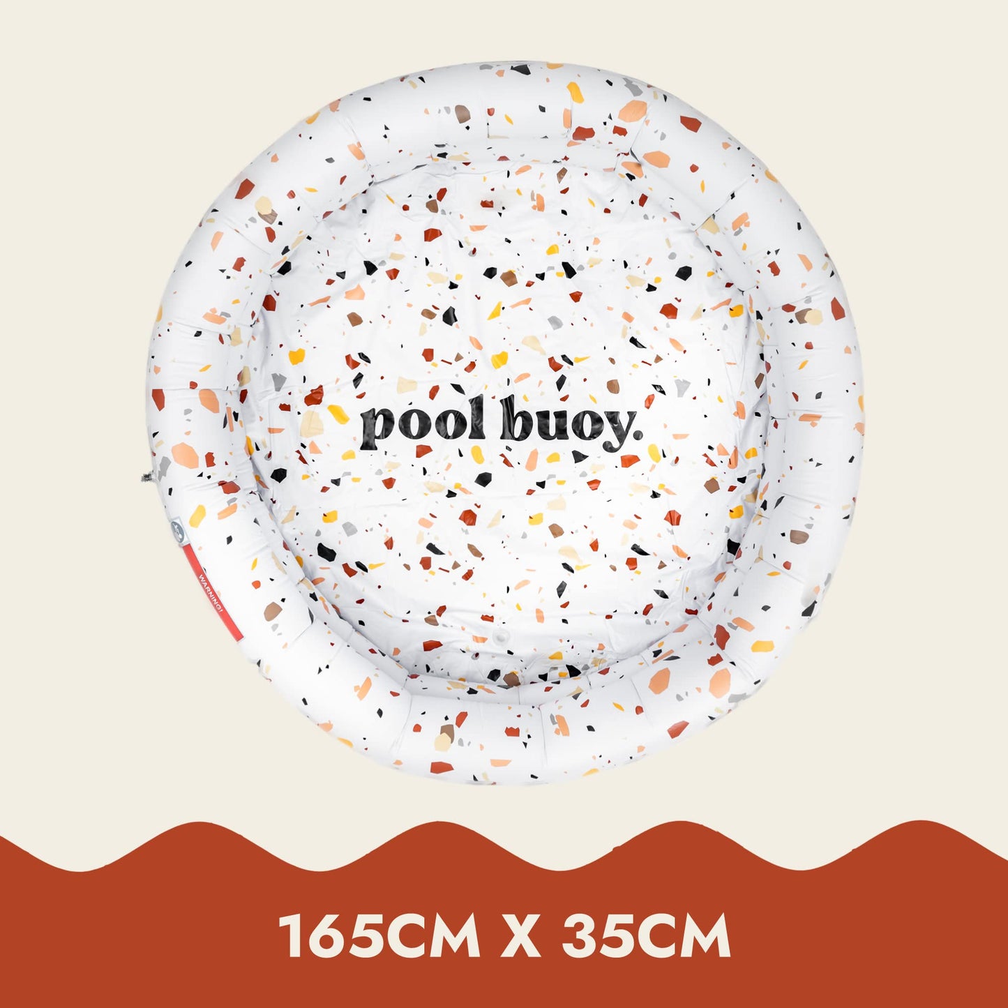 Pool Buoy Round Inflatable Pool with Storage Bag - Premium Outdoor Swimming Pool for Kids, Toddlers, Infants and Adults - Garden and Backyard Pools for Family Summer Pool Party (Luigi Lovegood)