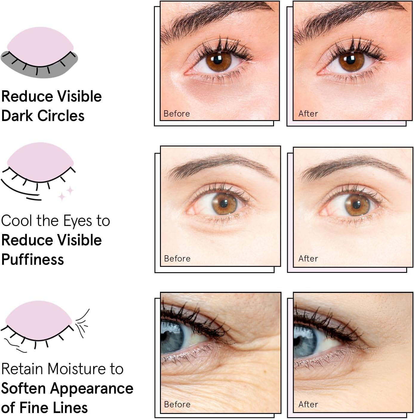 grace & stella Under Eye Patches (12 pairs) Eye Masks for Puffy Eyes and Dark Circles - Graduation Gifts for Teens, Birthdays, Bachelorette Party Favors, Self Care Gifts for Women - Vegan Cruelty-Free