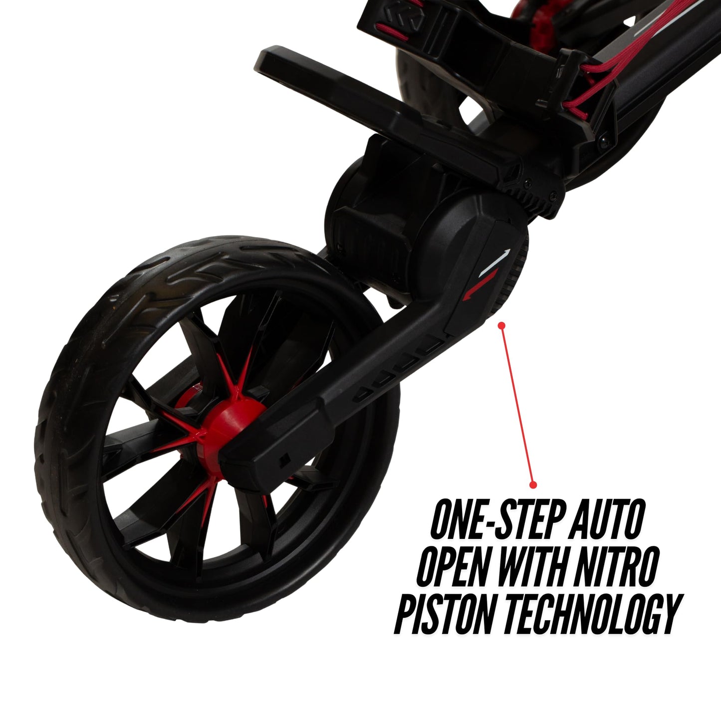 Bag Boy Nitron Golf Push Cart, Navy/Charcoal