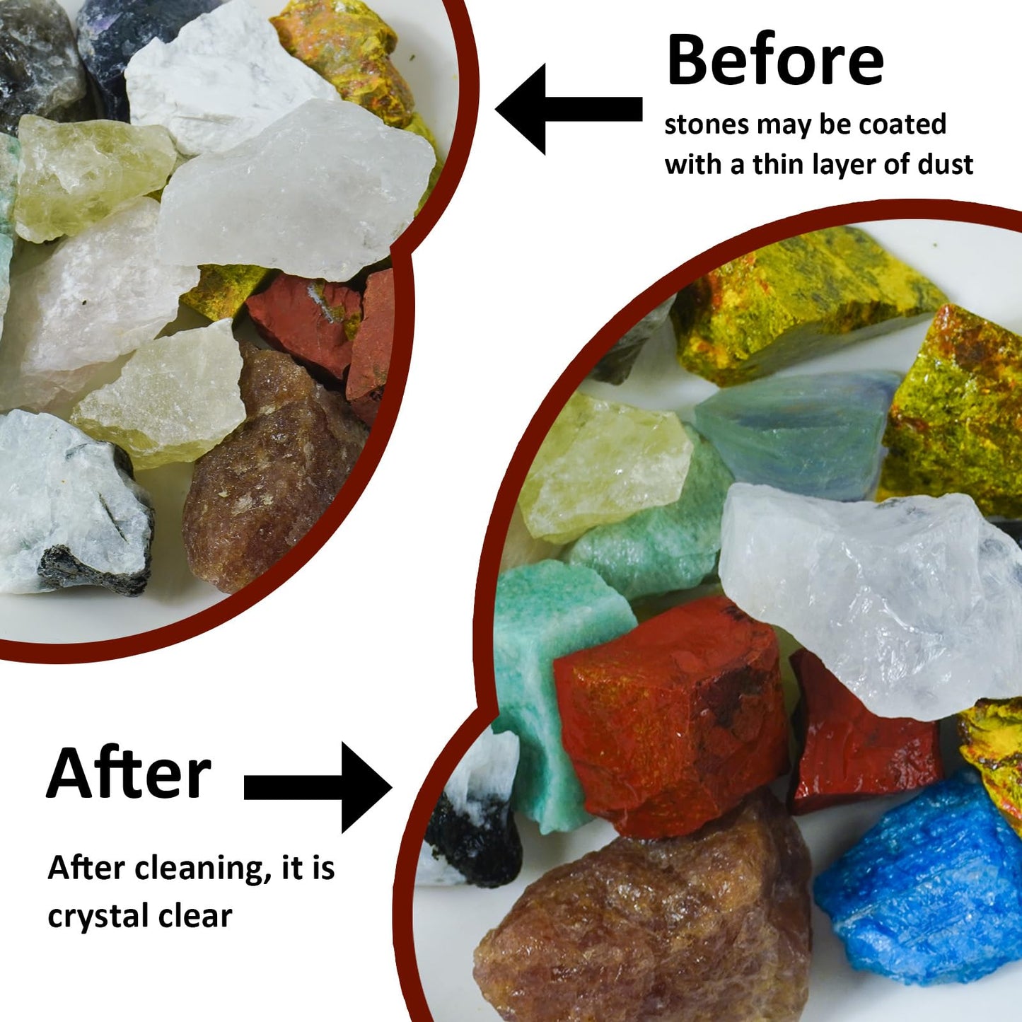 Raw Crystals, Large 1.2-2.0" Healing Crystal Natural Rough Stones for Intuition,Chakra,Meditation,Decoration,Polishing,Energy Work (Pink Opal, 3.5oz-1.2-2.0"raw Crystals)
