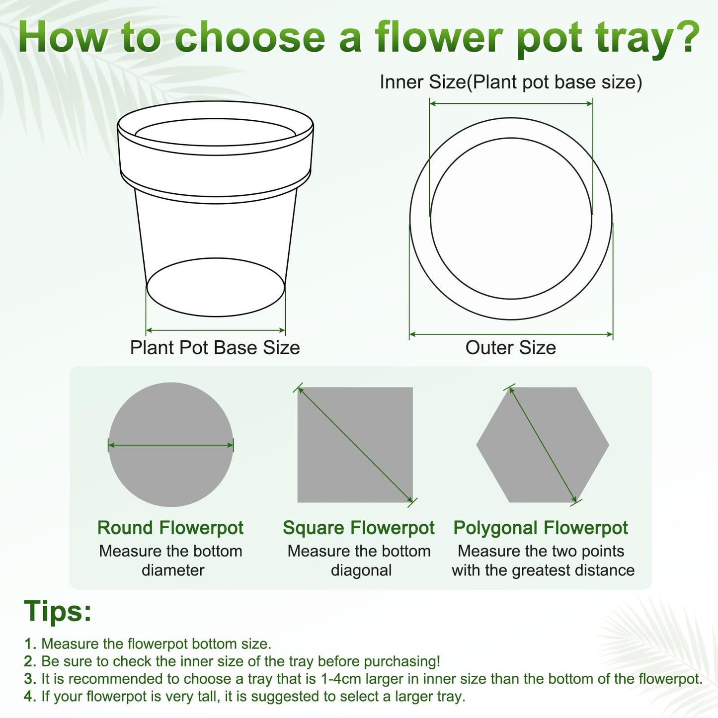 M METERXITY 4-Pack Bamboo Plant Saucer, 3.54 Inch / 9cm ID Round Flower Pot Plant Saucers for Indoor/Outdoor/Succulent, Wood Drip Tray [3.94 Inch/10cm OD]