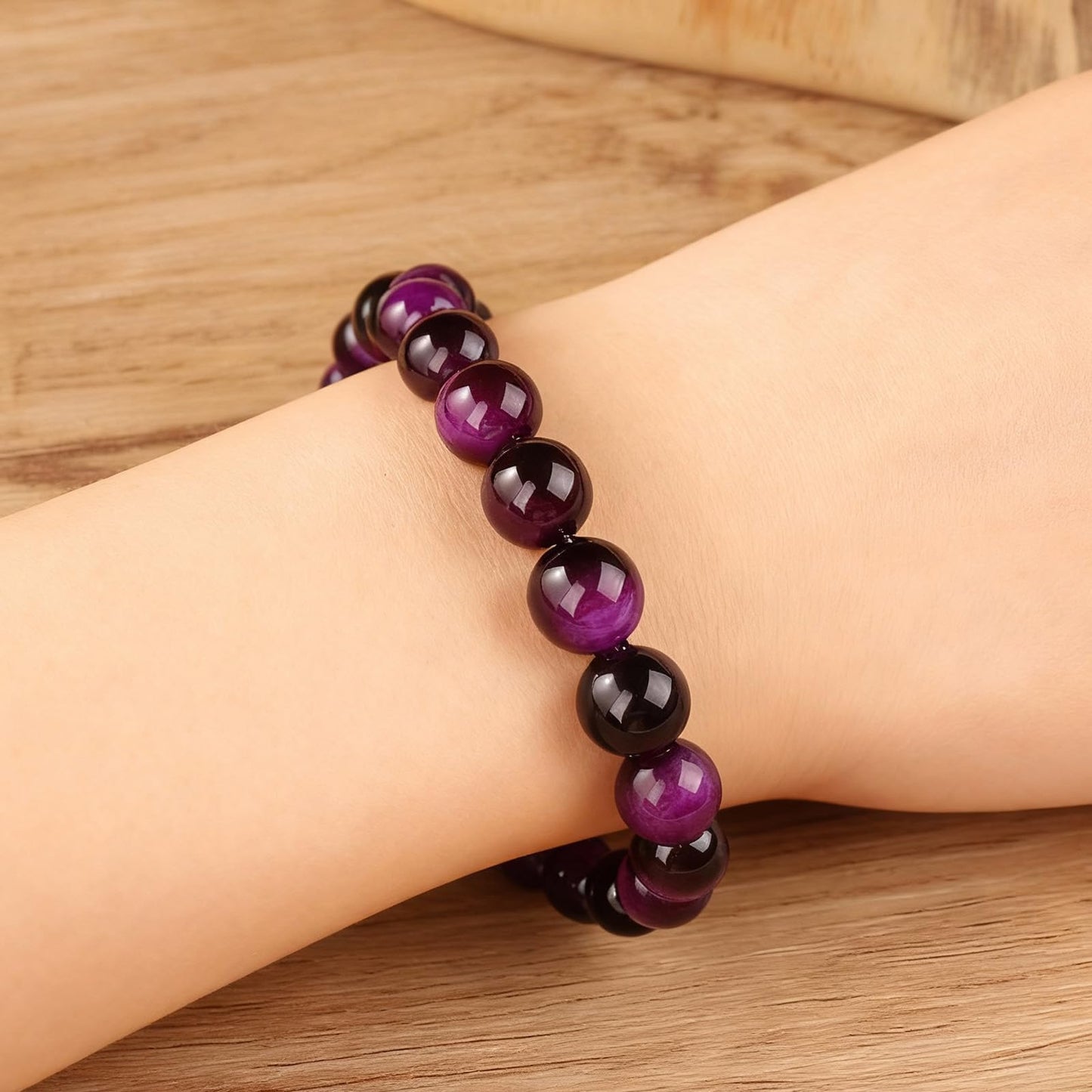 Long tiantian 3 PCS Money Bracelets Wealth Attraction for Women Green Jade Bracelet Feng Shui Bracelets Crystal Protection Jewelry Spiritual Gifts