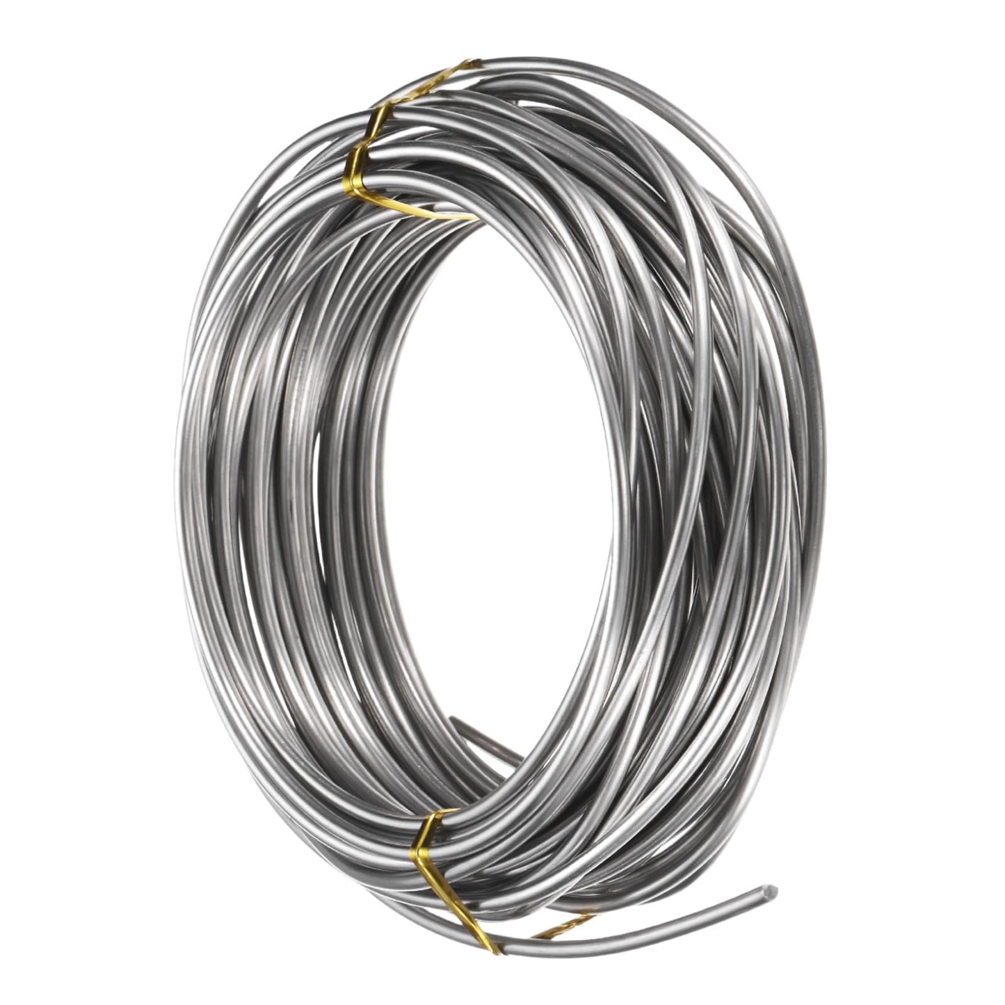 M METERXITY 10 Gauge Stainless Steel Craft Wire, 2.5mm 32.8 ft Bendable Floral Snare Wire for Jewelry Making/Sculpting/Armature Crafting/Floral Bonsai/DIY Crafts