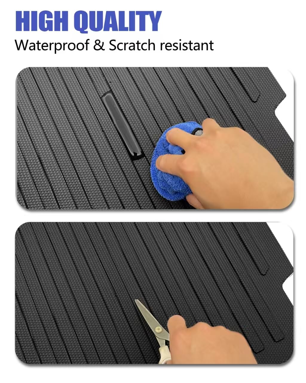 ZQULOYO Cargo Liners Backrest Mat for Buick Encore GX Accessories 2020-2025 2026 with Hook&Loop Rear Trunk Mat Rear Seat Back Cover Protector All Weather Anti-Slip Split Dog Liner