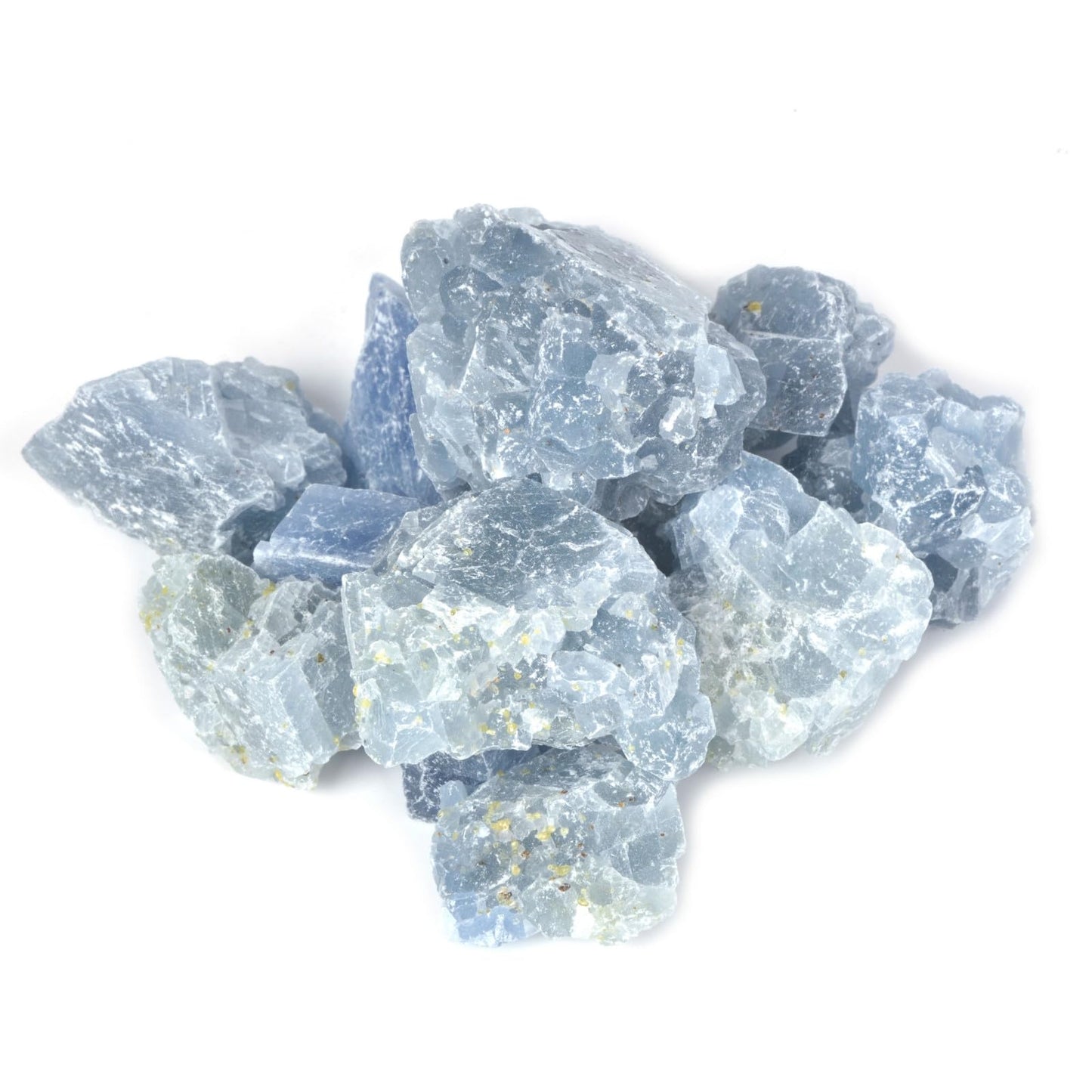Justinstones 1/2LB Large Raw Celestite Natural Crystal Healing Stones Rock Collection