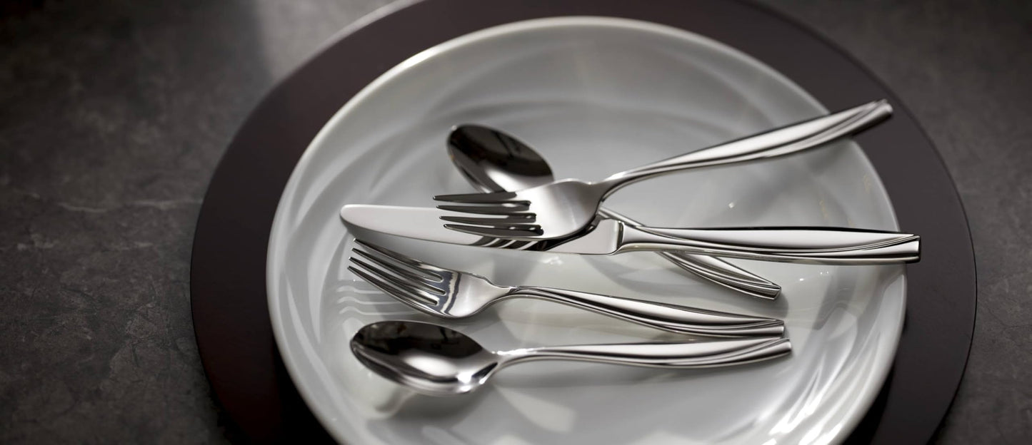 Oneida Camlynn Everyday Flatware Dinner Forks 18/0 Stainless Steel, Set of 4, Silver